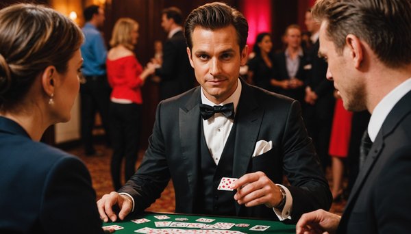 Magicien close-up pour une soirée d'entreprise inoubliable